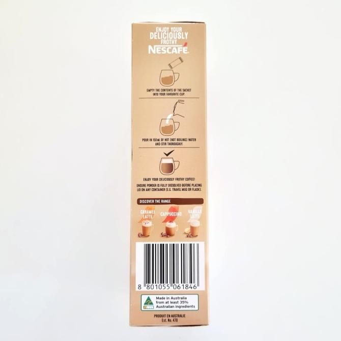 

Sale Nescafe Australia Hazelnut Latte Coffee 10 Sachets