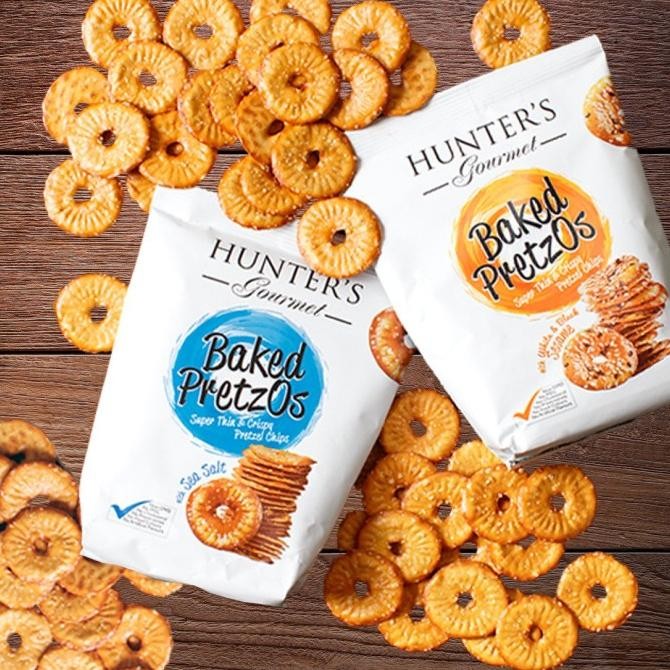 

Grosir Hunter'S Gourmet Baked Pretzos (Biskuit) 160Gr