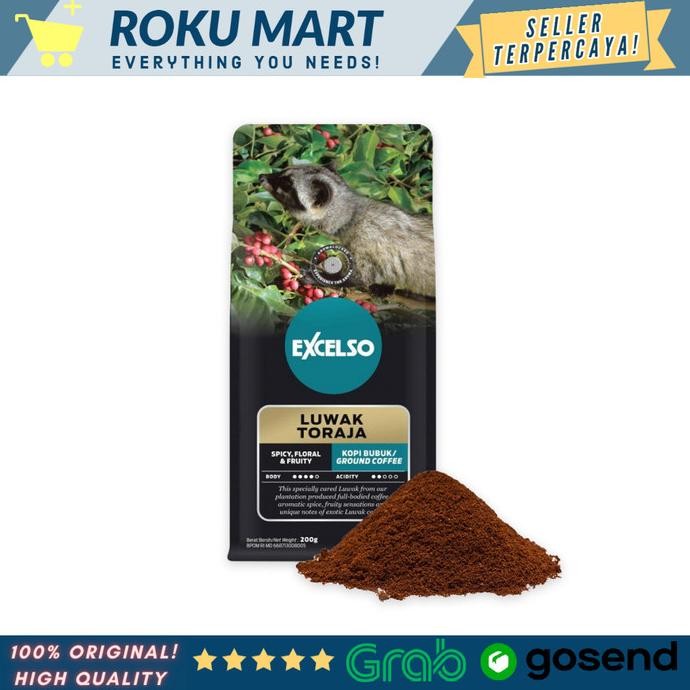 

Murah Excelso Luwak Toraja 200 Gr / Kopi Excelso Toraja Luwak Excelso Coffee