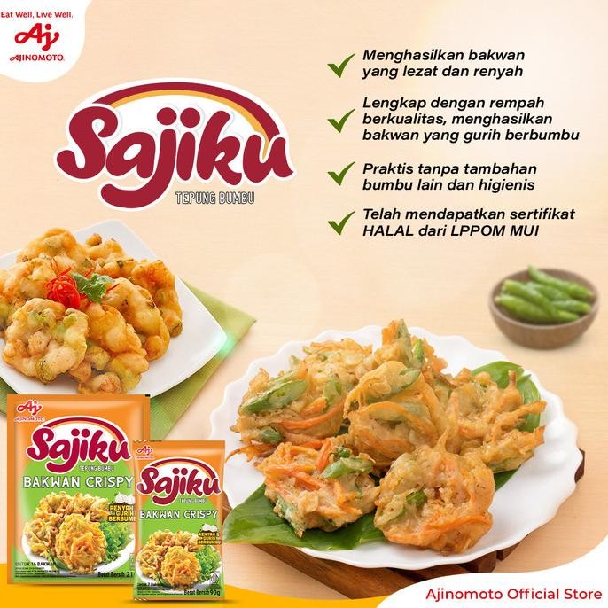 

Murah Sajiku Tepung Bumbu Bakwan Crispy Sachet 210G (15 Pcs)
