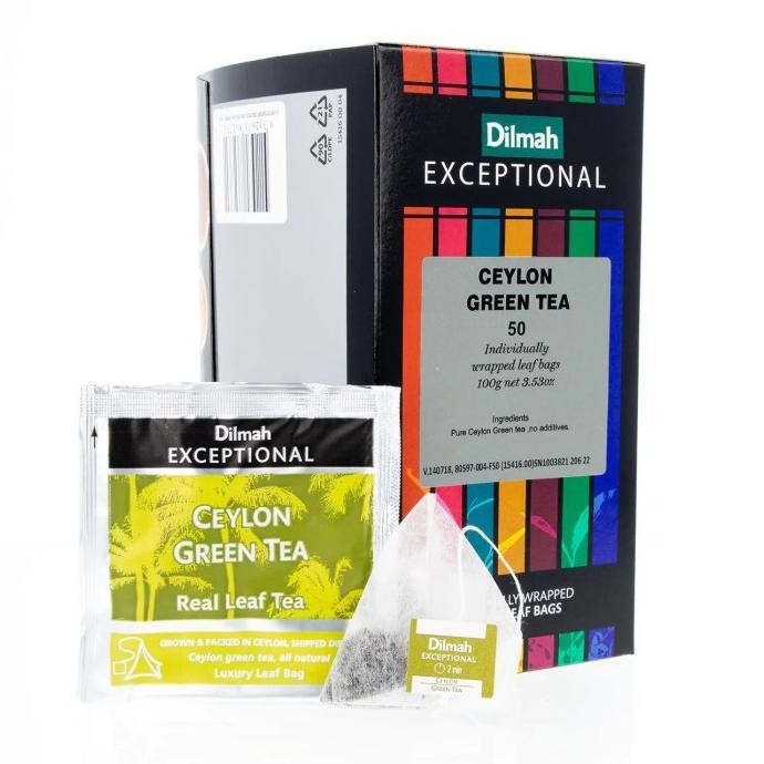 

Sale Dilmah Exceptional Ceylon Green Tea 50S