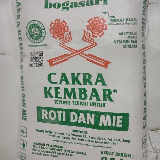

Promo Terigu Cakra Kembar 25Kg Bal