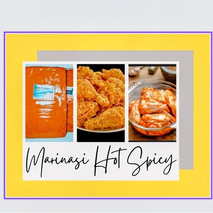 

Sale 1 Kg Bumbu Marinasi Perendaman Ayam Fried Chicken Hot Spicy 1 Kg
