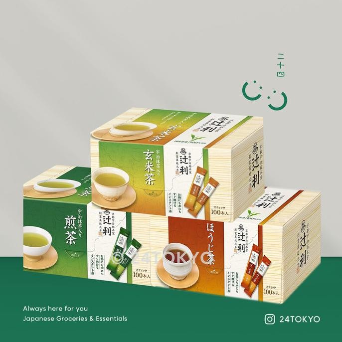 

Promo Teh Sachet Instan Green Tea/ Sencha/ Hojicha/ Rice Tea Tsujiri 3 Rasa
