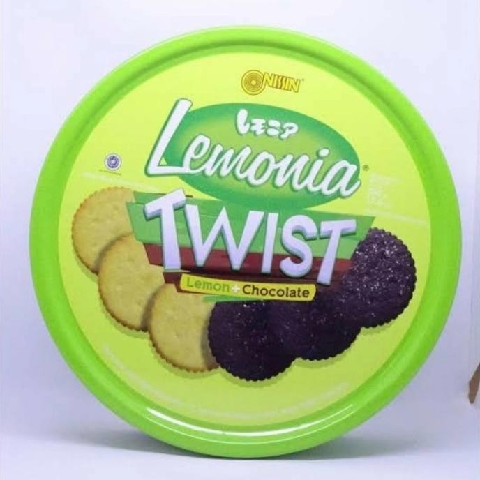 

Grosir Nissin Lemonia Twist Lemon + Chocolate 360Gr Kaleng Biskuit Murah
