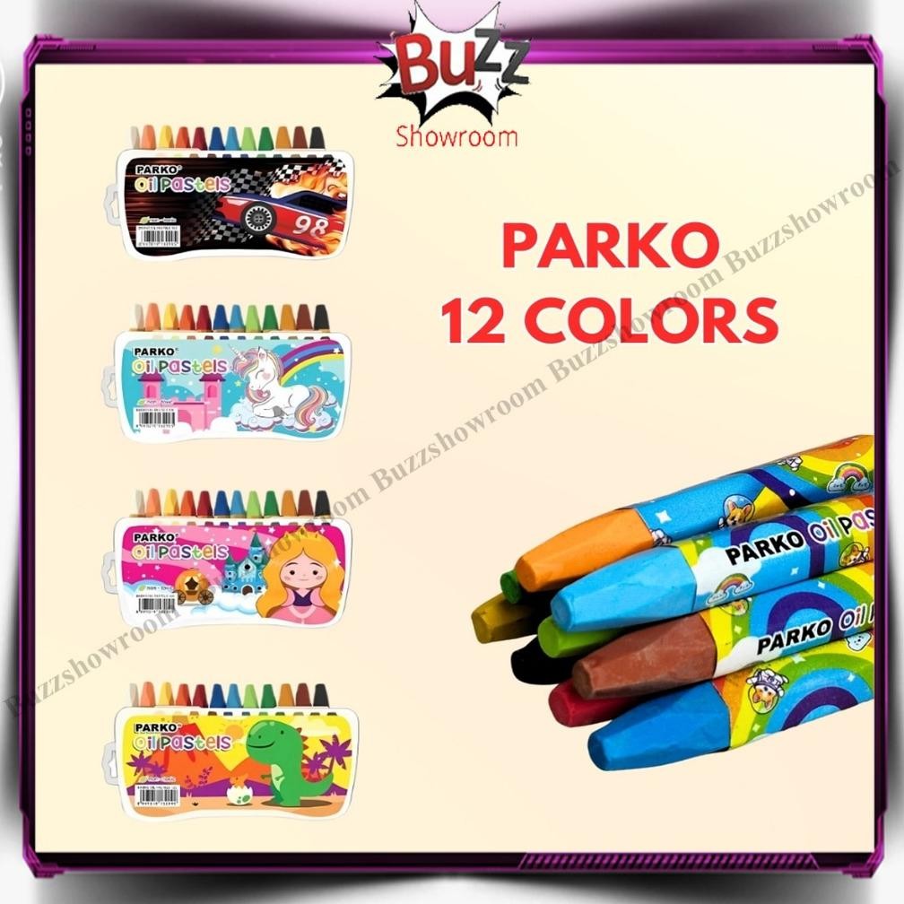 

fgk-45 AS25 Kids Oil Pastel Crayon Parko 12 warna krayon mini Anak 12w Greebel Termurah Termurah