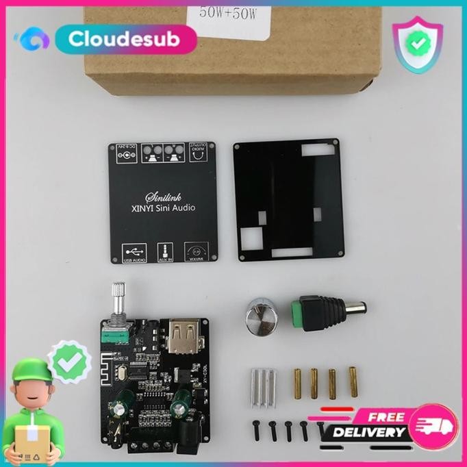 Mini HiFi Audio Amplifier Stereo Bluetooth Blutooth Blutut 5.0 / AUX / USB