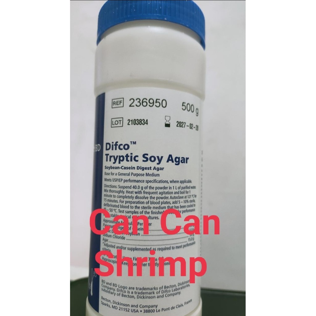 TSA (Tryptic Soy agar)/ CASO Difco