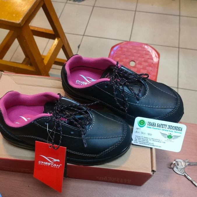 Spesial Sepatu Safety Shoes Cheetah 4007 H Sepatu Cewek