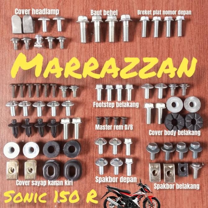Promo Baut body Sonic 150R fullset body COD