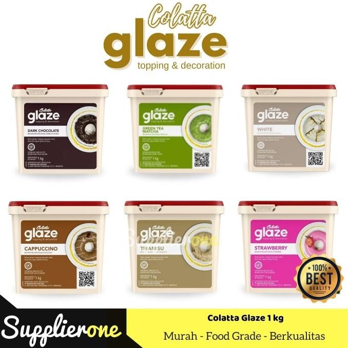 

Produk Baru!! Colatta Glaze / Selai Dark Cokelat 1kg / Selai Tiramisu 1kg