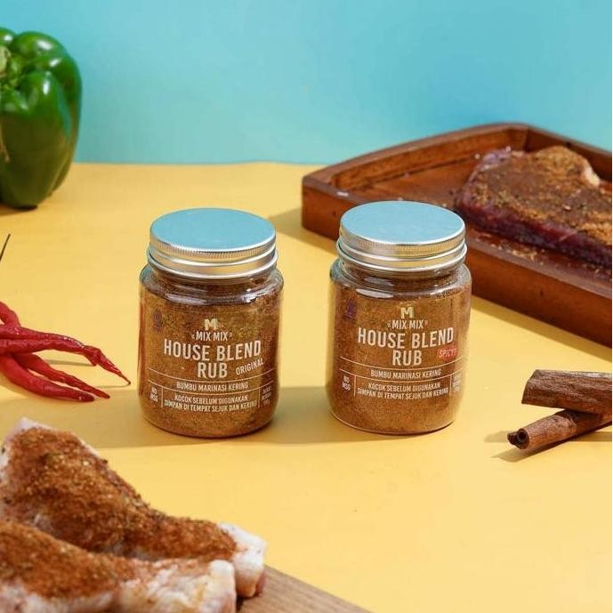 

[PAKET 2 BOTOL] MIXMIX DRY RUB BUMBU MARINASI SERBAGUNA NO MSG 110GR