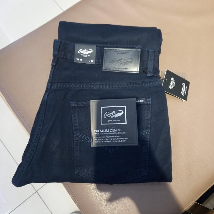 Murah Celana Jeans Crocodile Original Premium Denim Warna Navi Spesial Price
