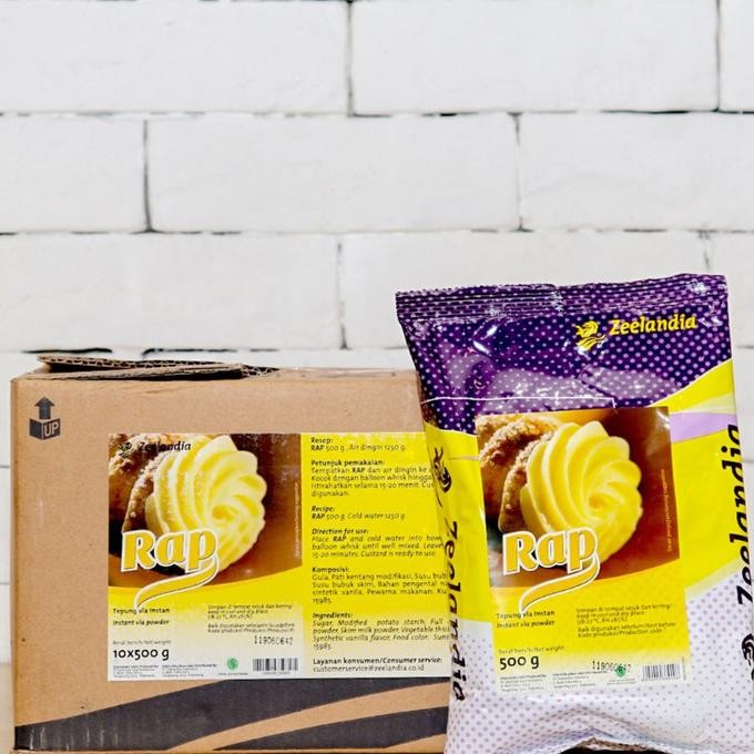 

Produk Baru!! VLA INSTANT RAP ZEELANDIA / RAP CUSTARD / KUSTAR PASTRY 500 GR / gram