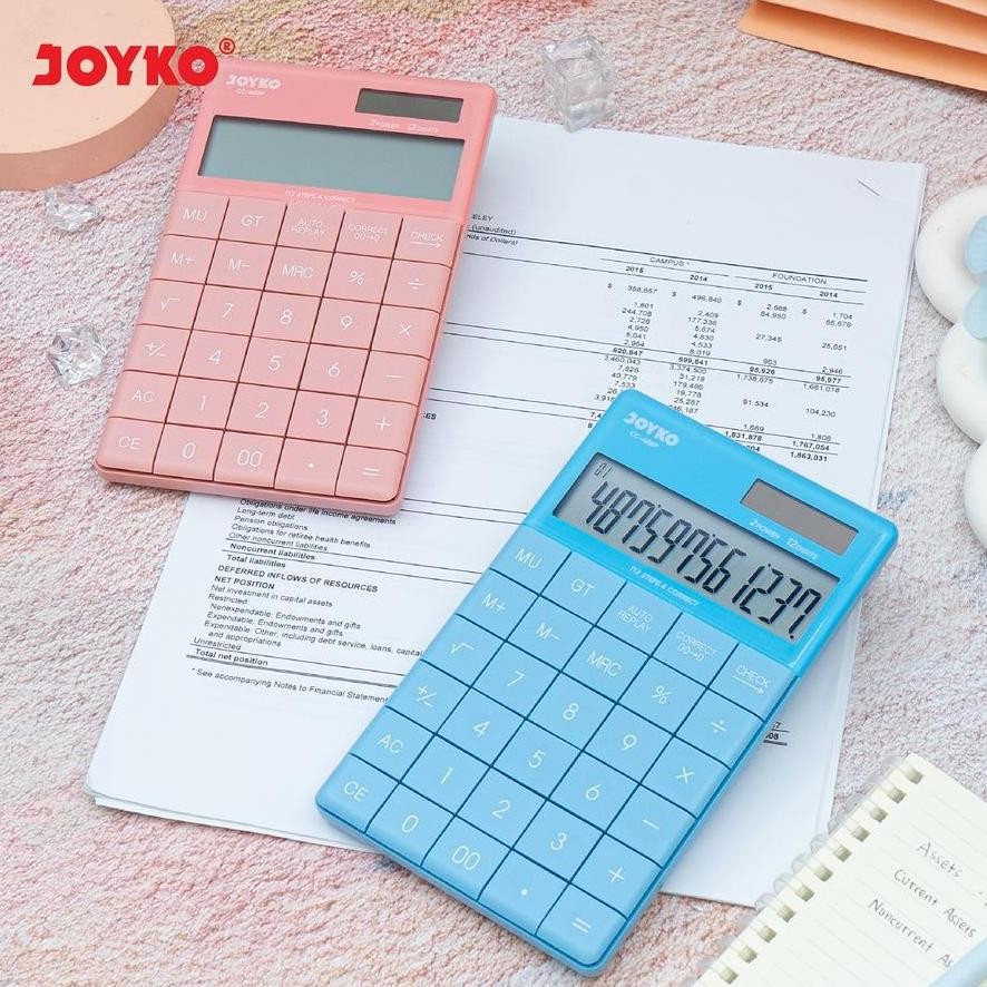 

Un04 gh-6 Kalkulator JOYKO CC 48BP PASTEL COLOR - Calculator Check & Correct 12 Digit (Bisa Cek Ulang) Berkualitas Termurah