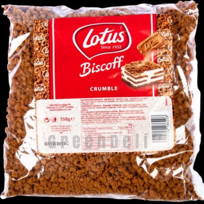 

Produk Baru!! Lotus Biscoff Crumble / Crumb / Remah 750 Gram