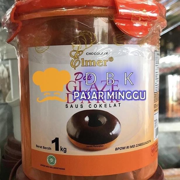 

Produk Baru!! ELMER GLAZE DARK 1kg packing pabrik murah dip glaze coklat