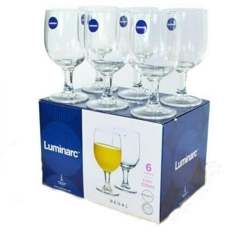 

Luminarc Water Goblet Regal 11 Oz/ 33 Cl / Gelas Sirup / Soft Drink