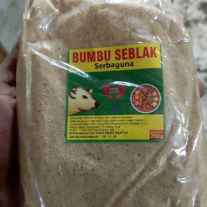 

bumbu seblak ( 250 gram )serbaguna bungbu murah asli CAp SR.kaldu sapi yg di buat dari bahan pilihan berkualitas 100% Penyedap Masakan nUg