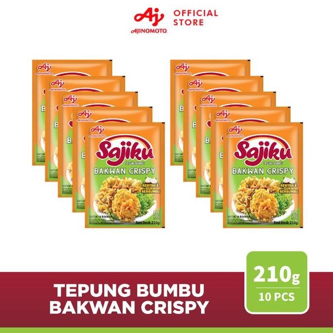 

Sajiku Tepung Bumbu Bakwan Crispy Sachet 210G (10Pcs)