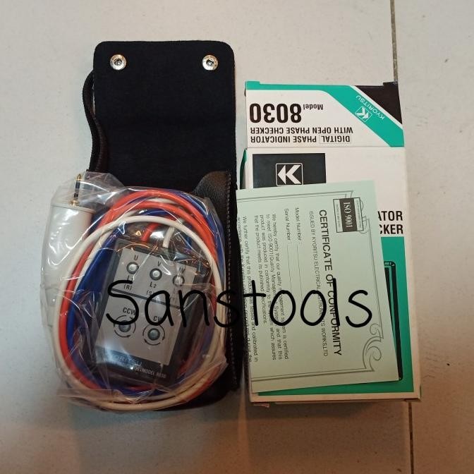 kyoritsu 8030 3 phase rotation checker sequence pengukur rotasi ori