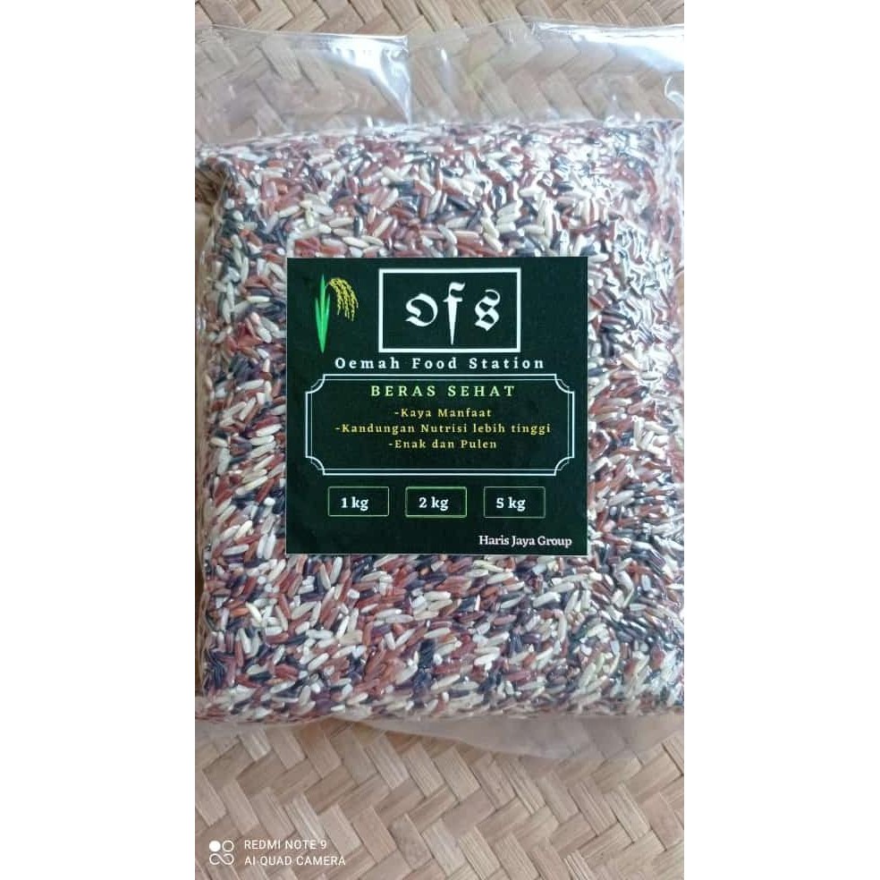 

Beras MIX Beras Diet Dari Beras Hitam, Merah, dan Coklat Organik nUg