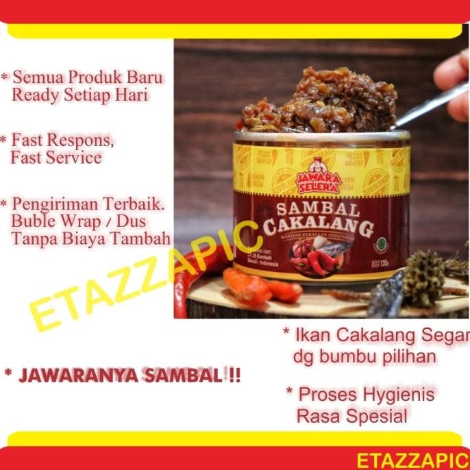 

Sambal Cakalang JAWARA SELERA 135 Gram Sambel Cakalang Extra Pedas nUg