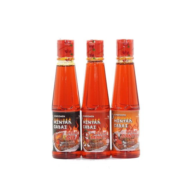 

SPICY CHILI OIL 135 ML / MINYAK CABE PEDAS - SANTUY - MANTUL - GILA nUg