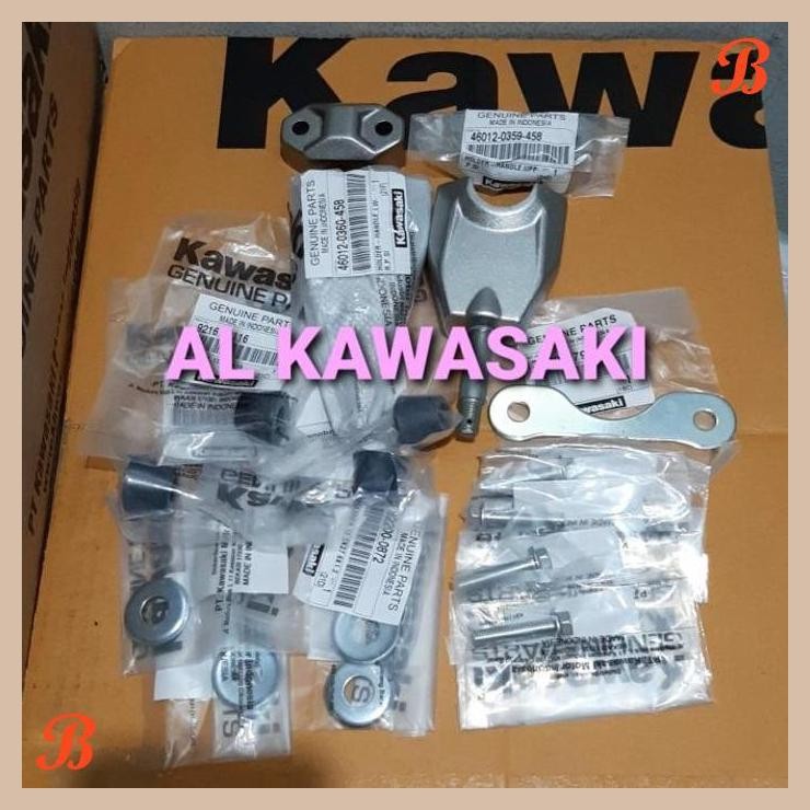 [ALK] RAISER STANG DUDUKAN SETANG SET SILVER KLX 150 KLX150 BF SE ORIGINAL