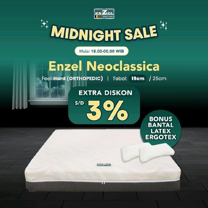Kasur Orthopedic Latex Enzel Neoclassica Uk 180x200