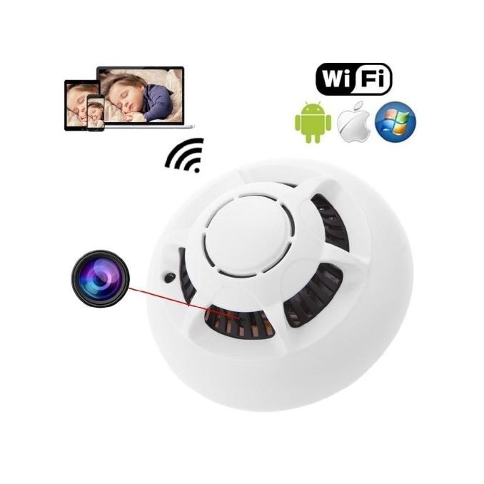 Wireless Hidden Security Wifi Camera Smoke Detector Dummy - Promo