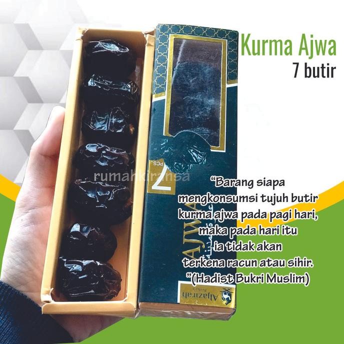 

KURMA AJWA KEMASAN 7 BUTIR ALJAZIRAH BERKAH nUg
