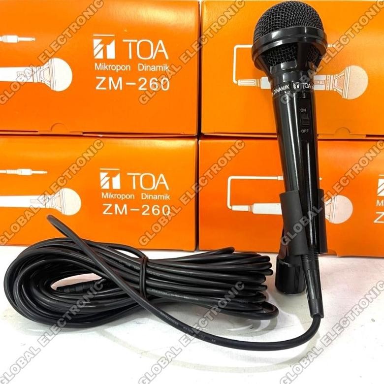 Mic toa tipe ZM 260 asli Microphone Toa Asli zm 260 / Zm260 asli toa