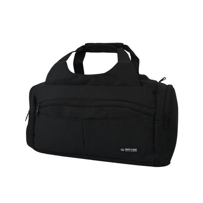 Baru Way&Go Warren Tas Travel Fitness Gym Kecil Mini Hitam