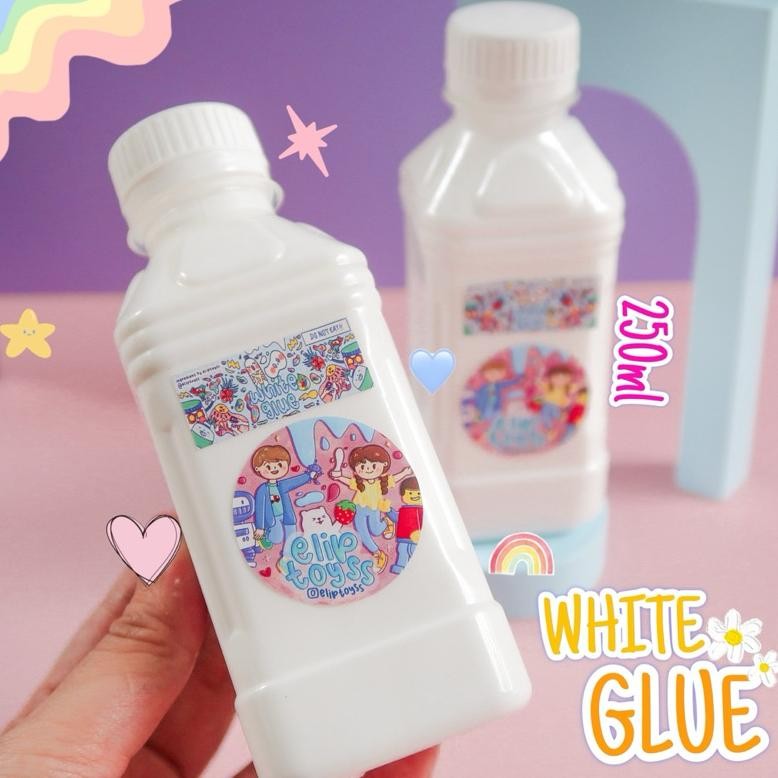 

WHITE GLUE/FAKE TOA SLIME 250ML BY ELIPTOYS BEST SELLER