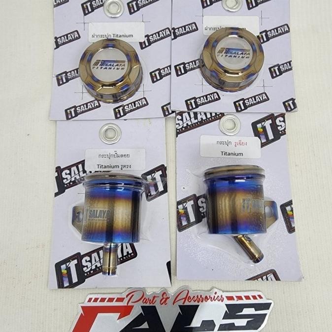 Tabung Minyak Rem Dan Tutup Tabung Minyak Rem Titanium Original It Salaya
