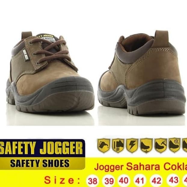 Spesial Jual Sepatu Safety Jogger Sahara Brown. Safety Jogger Shoes