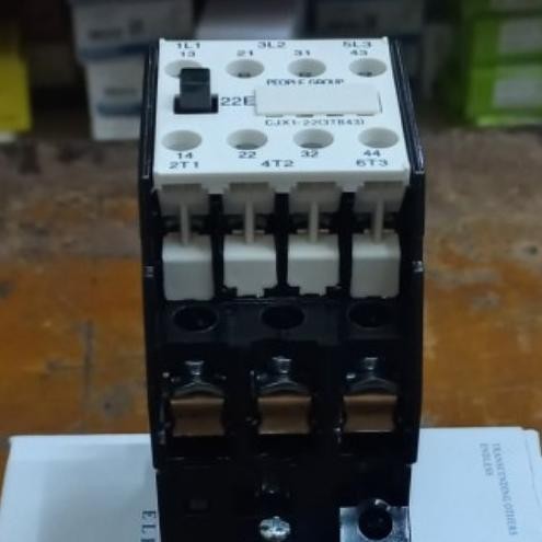 Kontaktor Cjx1 Pengganti 3Tb/Tf43 22 110Vac New Stok