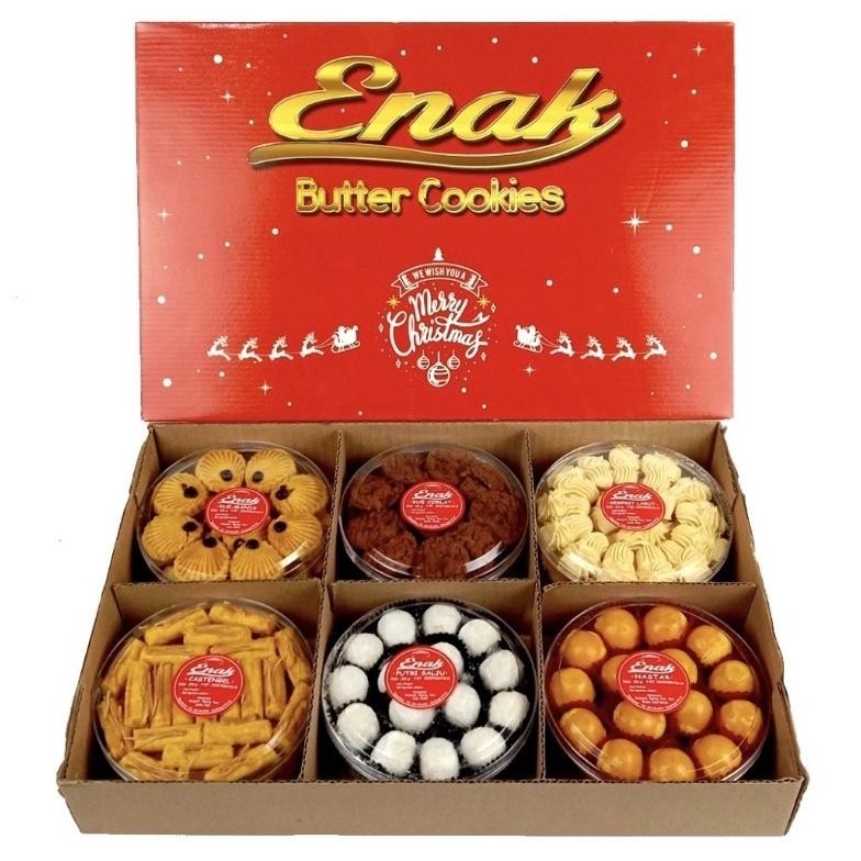 

PARSEL NATAL/RAMADAN/LEBARAN/IDUL FITRI KUE KERING ENAK COOKIES @6pcs