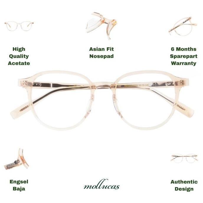 new mollucas - manawa paste - gratis lensa minus/plus/silinder anti radiasi - kacamata pria/wanita e