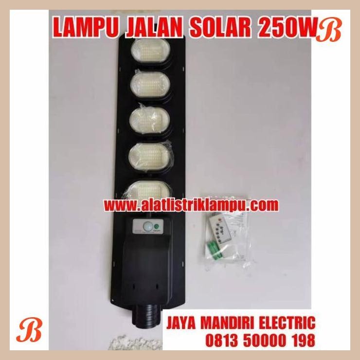 [JME] LAMPU JALAN SOLAR LED 250W PJU STREET LIGHT LED 250WATT 250 WATT