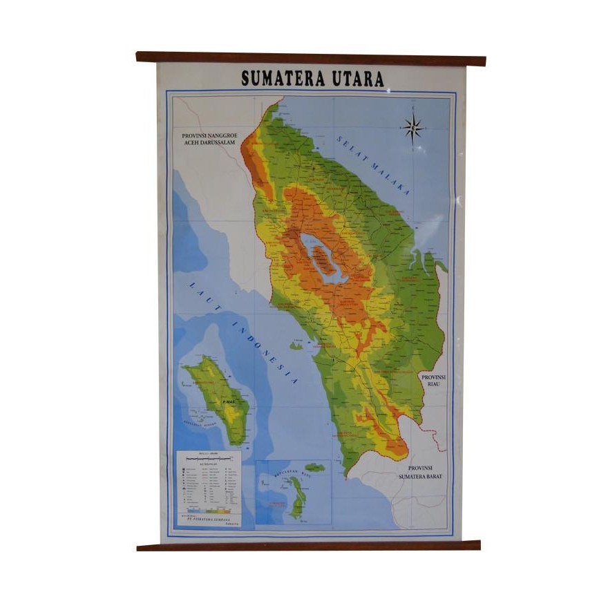 

Peta Provinsi Sumatera Utara (Bingkai) murah