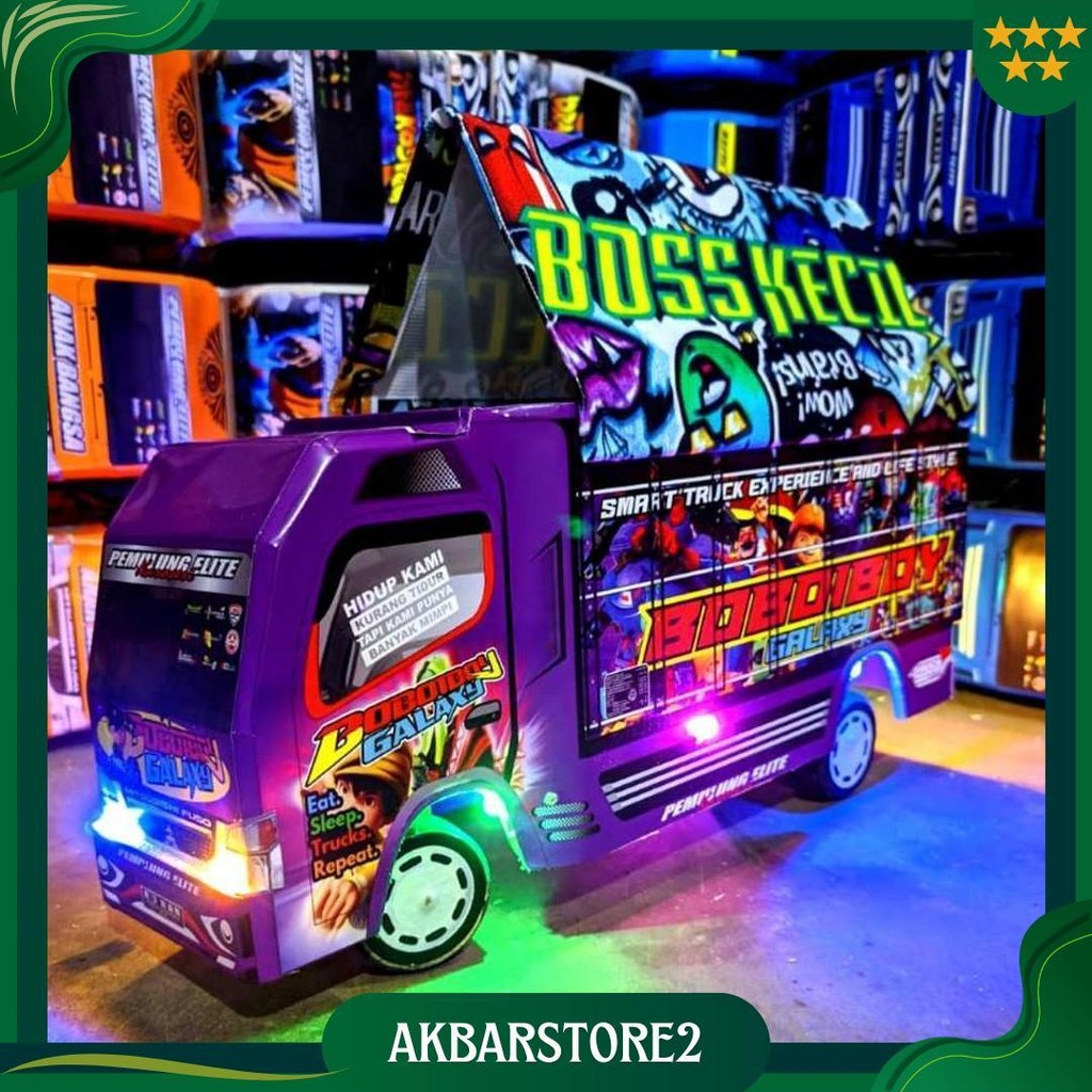 Promo Miniatur Truk Murah Truk Oleng Lampu Terpal Bisa Belok Mainan Anak Tawakal Putih 5 Kado Ulang 