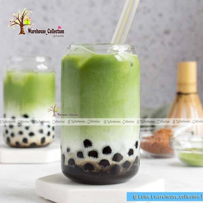 Gelas Kaca Ale / Gelas Model Kaleng Cola /Glass Restoran /Gelas Korean