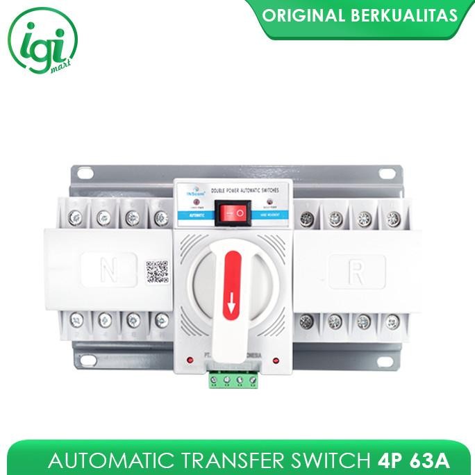 Ats 4P 63A Automatic Transfer Switch Change Over Switch Cos Otomatis New Stok