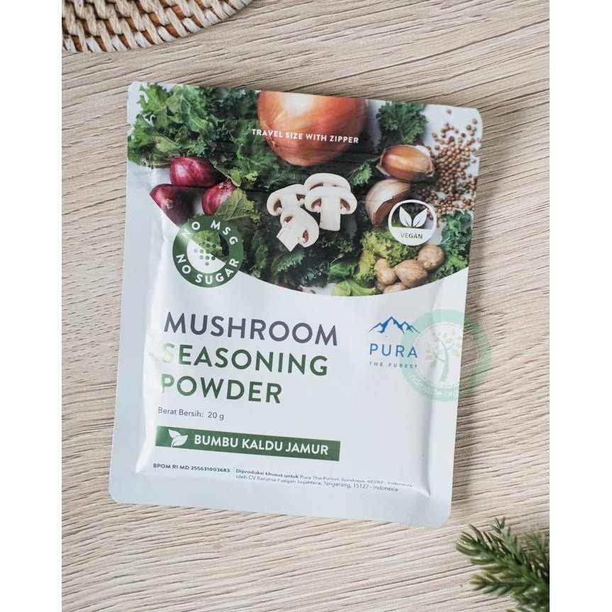 

MINI SIZE PURA SEASONING POWDER VEGAN MUSHROOM 20GR nUg