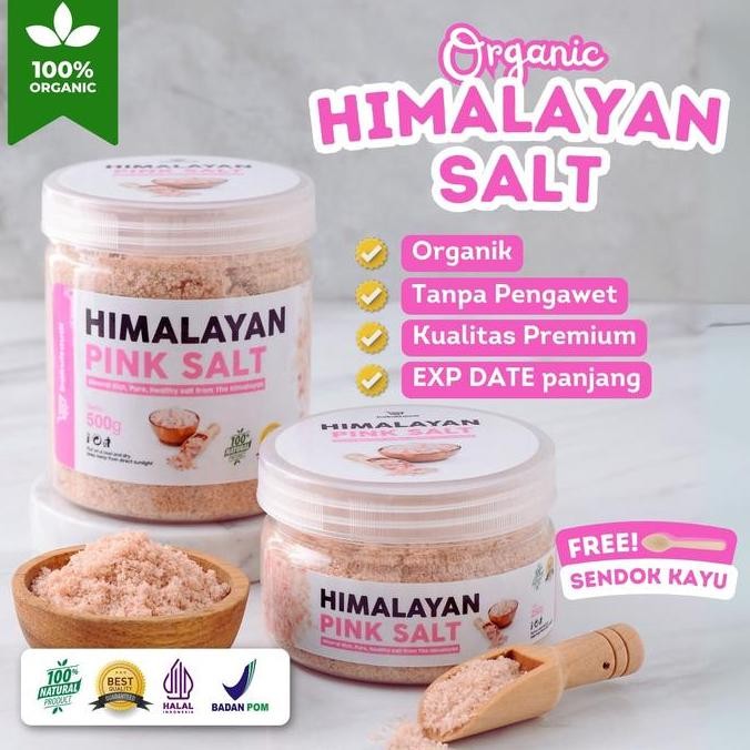 

Garam Himalaya Premium Organic Original 100% Natural | Himsalt Organik Himalayan Pink Salt Pure Murni Sea Salt Rock Salt bakulsaudi nUg
