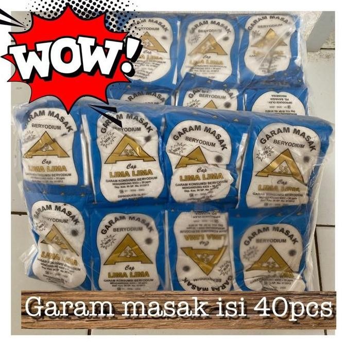 

Wow !!promo 1 ball garam isi 40/halal/cod Salt nUg
