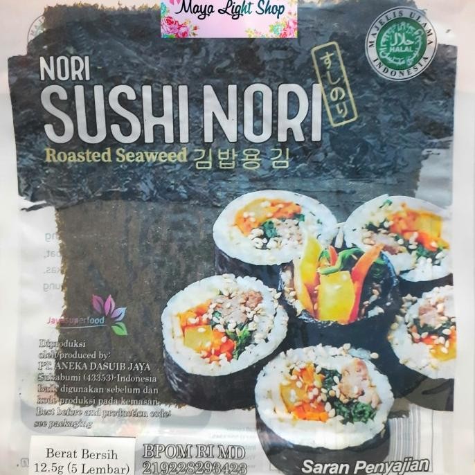 

Nori isi 5s bahan sushi rumput laut halal manjun kimbap bento nUg