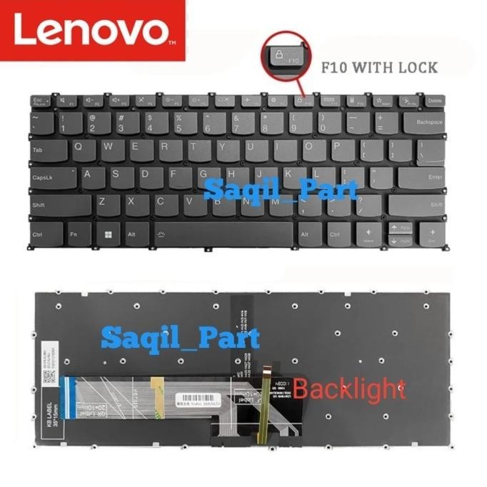 Keyboard Len Ideapad V14 V14 G2 Itl V14 G2 Itl  Backlight New Stok